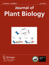 JOURNAL OF PLANT BIOLOGY雜志封面